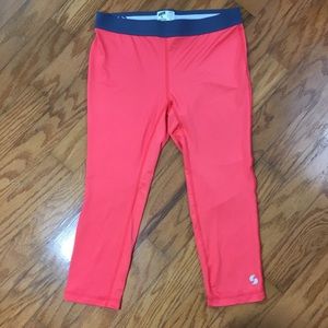 Soffe Dri Low Rise Capri Leggings Size Large 11/13